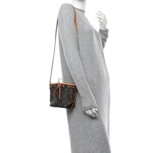 Vachetta brown drawstring nano bag